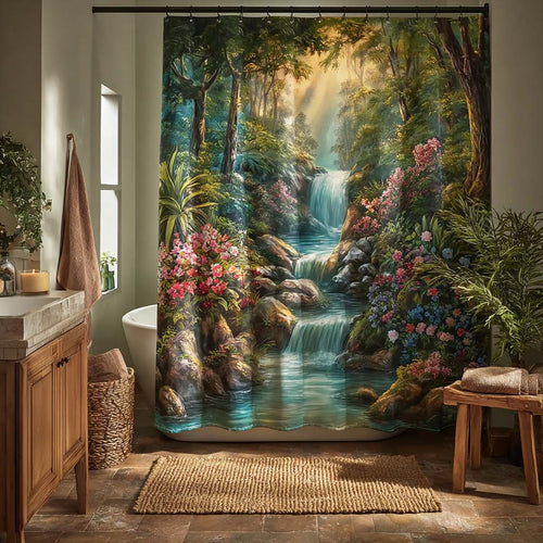 Rainforest Glow Shower Curtain NCU0DQQ0242
