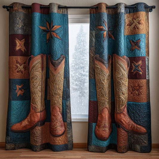 Ranch Retreat Quilted Curtains NCU0DDK2553