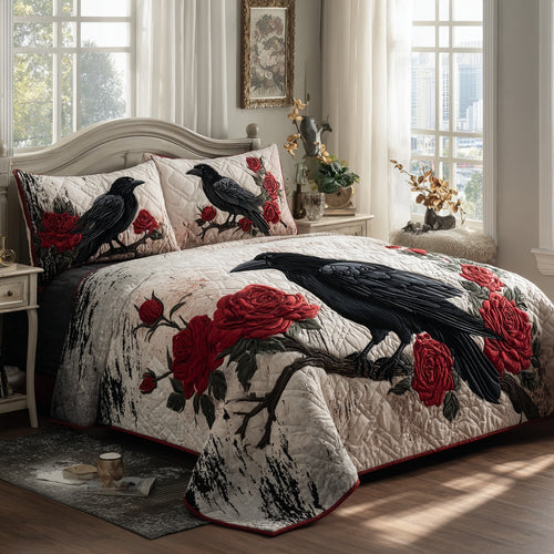 Raven Rose 3-Piece Quilted Bedding Set NCU0PVL887