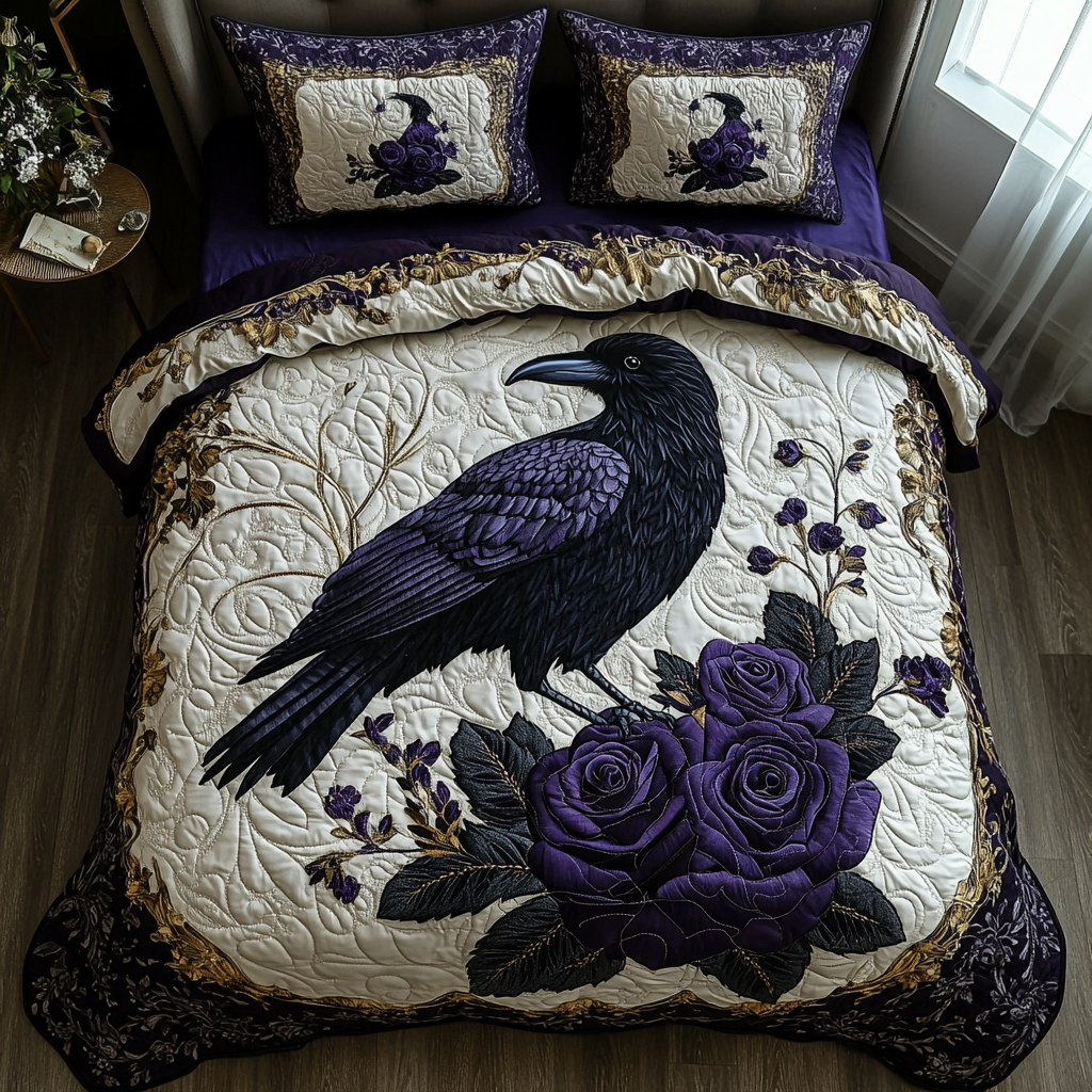 Raven Rose Duvet Cover Set NCU0DV413