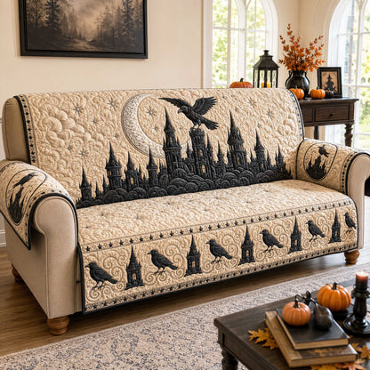Raven Spirit Quilted Sofa Cover NCU0NTD2179