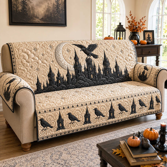 Raven Spirit Quilted Sofa Cover NCU0NTD2179