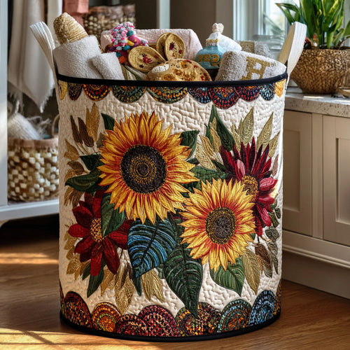 Rays of Tranquility Quilted Laundry Basket NCU0PTT1196
