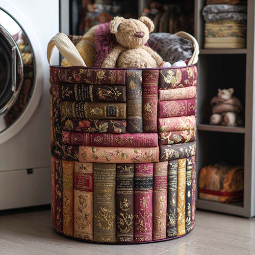 Reading Garden Quilted Laundry Basket NCU0NNT1128