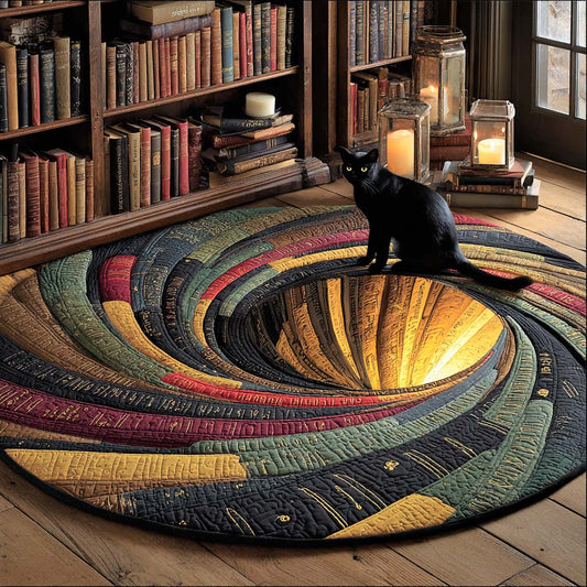 Reading Nook Quilted Round Mat NCU0NNL142