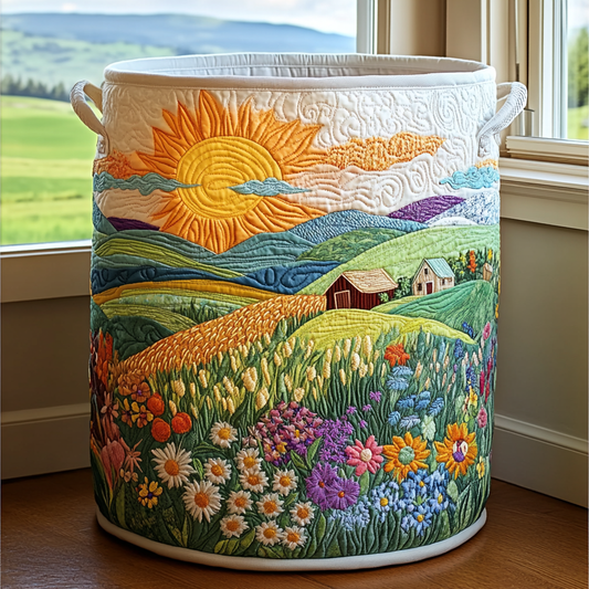 Red Barn Quilted Laundry Basket NCU0DDK1078