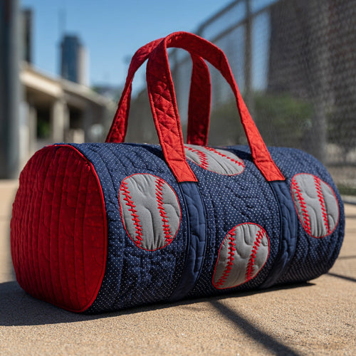 Red Dugout Quilted Duffle Bag NCU0LDH670