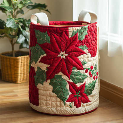 Red Harmony Quilted Laundry Basket NCU0DDK1270