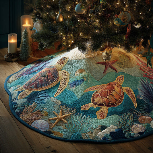 Reef Journey Christmas Quilted Tree Skirt NCU0PVL744