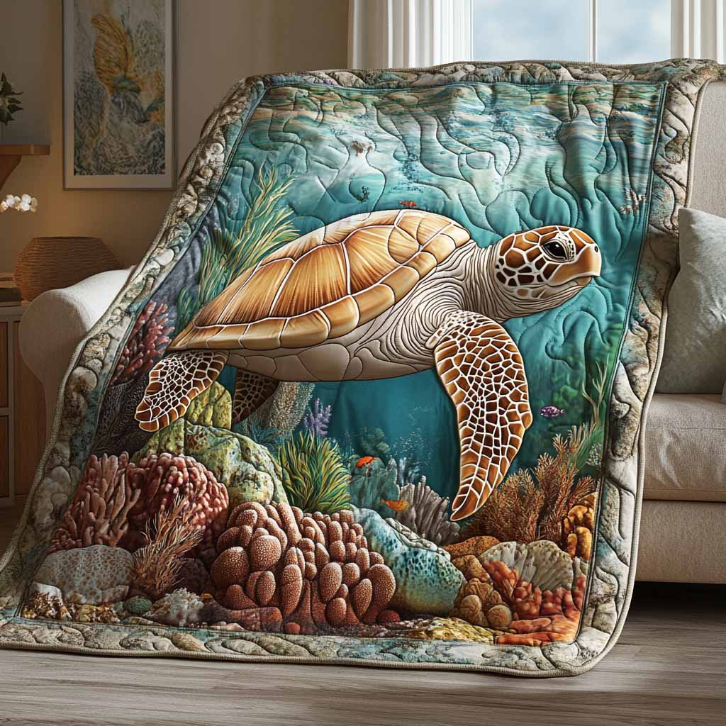 Reef Majesty Quilted Blanket NCU0NXD1775