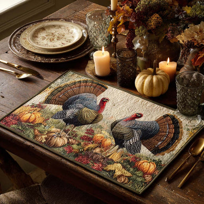 Regal Gobbler Quilted Place Mat NCU0PTT1605