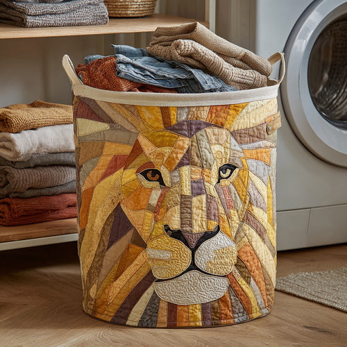 Regal Lion Quilted Laundry Basket NCU0HNH090