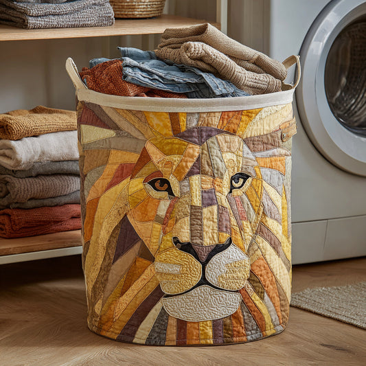 Regal Lion Quilted Laundry Basket NCU0HNH090