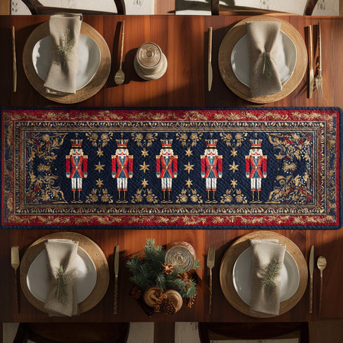 Regal Nutcracker Banner Quilted Table Runner NCU0HNH479