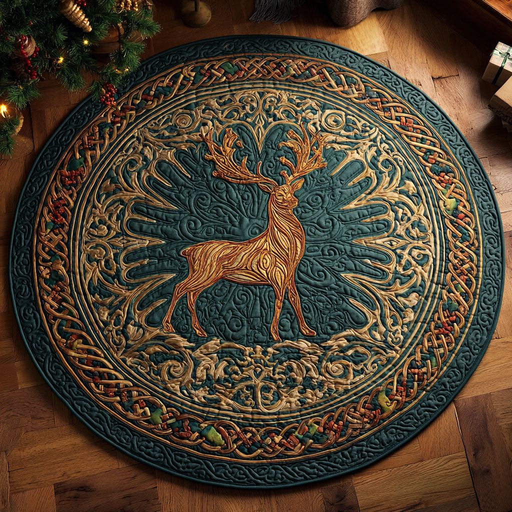 Regal Stance Quilted Round Mat NCU0NTV567