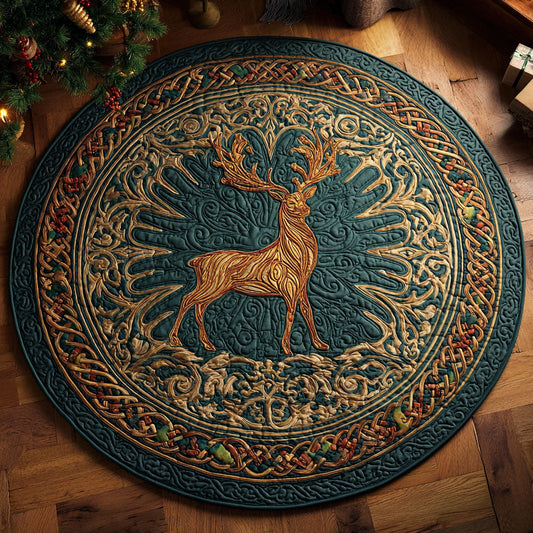 Regal Stance Quilted Round Mat NCU0NTV567