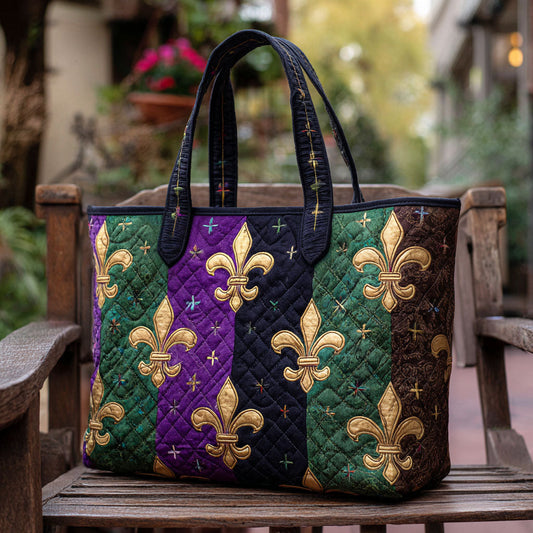 Renaissance Bloom Quilted Tote Bag NCU0PTT1726