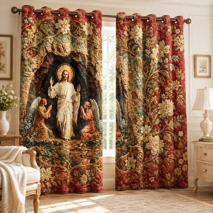 Resurrection Cave Triumph Quilted Curtains NCU0HNH1231