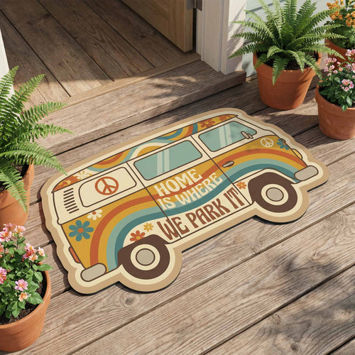 Retro Home Custom Shape Doormat NCU0NXD1801