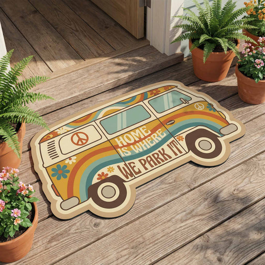 Retro Home Custom Shape Doormat NCU0NXD1801