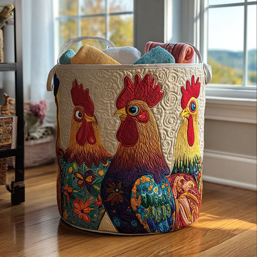 Retro Roos Quilted Laundry Basket NCU0PTT1665