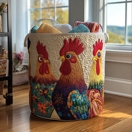 Retro Roos Quilted Laundry Basket NCU0PTT1665