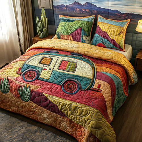 Retro Wanderer Duvet Cover Set NCU0NNT490