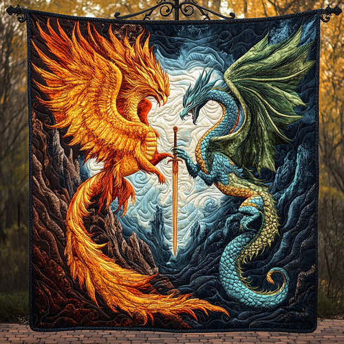 Rise from Ashes Quilted Blanket NCU0DK895