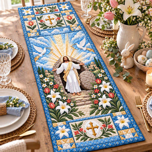 Risen Christ Quilted Table Runner NCU0HNH1328