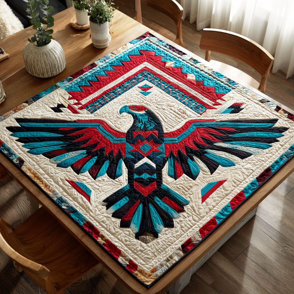 Rising Eagle Quilted Table Topper NCU0NTD299