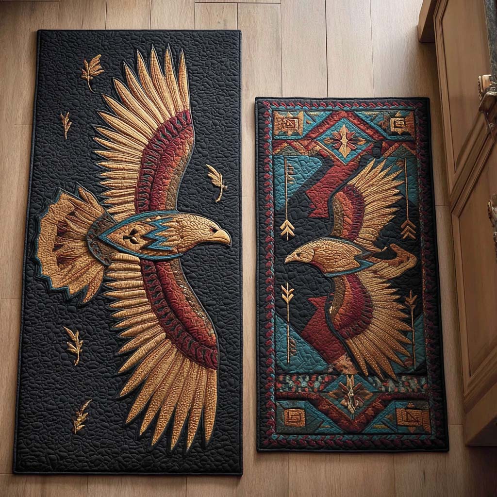 Rising Feather Kitchen Area Rug NCU0TD1428