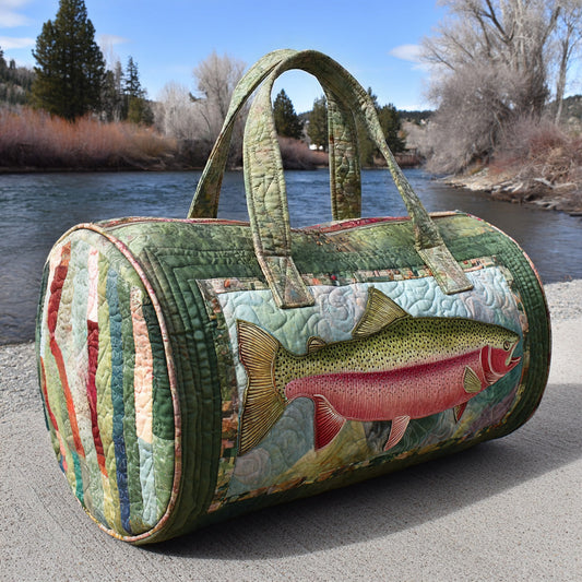 River Catch Quilted Duffle Bag NCU0LDH565