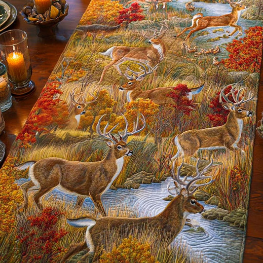 River Herd Quilted Table Runner NCU0NNT1914