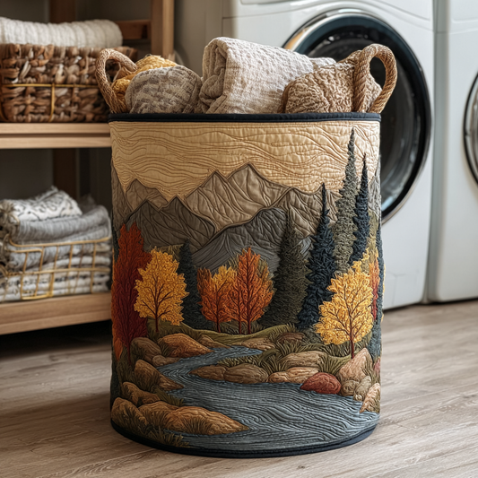 River Path Quilted Laundry Basket NCU0DDK1976