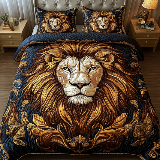 Roaring Legacy 3-Piece Quilted Bedding Set NCU0VH326