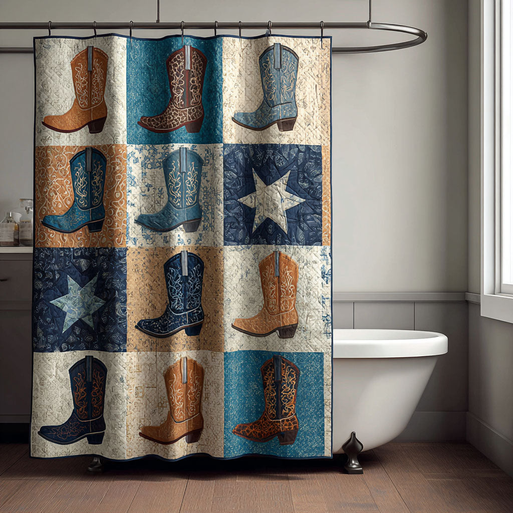 Rodeo Roots Shower Curtain NCU0DDK2528