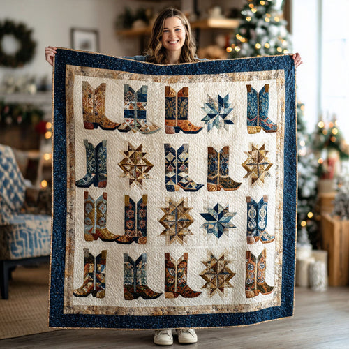 Rodeo Squares Quilted Blanket NCU0DDK2092