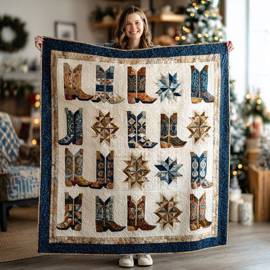 Rodeo Squares Quilted Blanket NCU0DDK2092