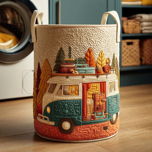 Rolling Pines Quilted Laundry Basket NCU0NTD076