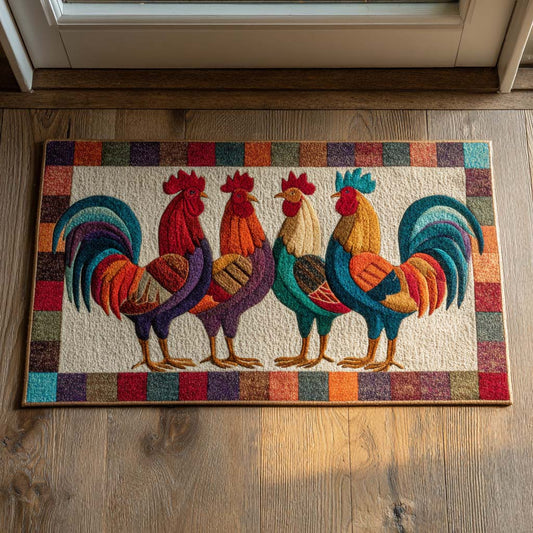 Rooster Parade Doormat NCU0XD1066