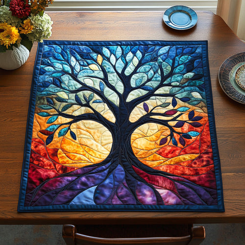 Rooted Light Quilted Table Topper NCU0DV608