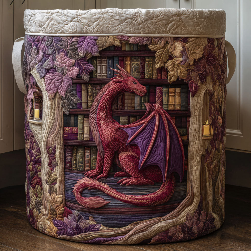 Rose Ember Quilted Laundry Basket NCU0NTV800