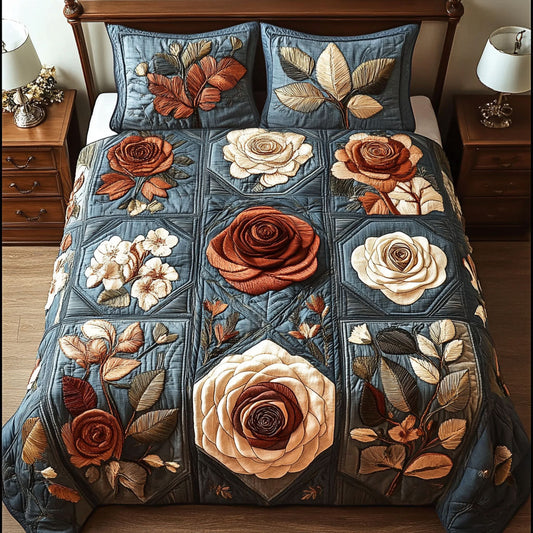 Rose Garden Serenity Duvet Cover Set NCU0PTT330