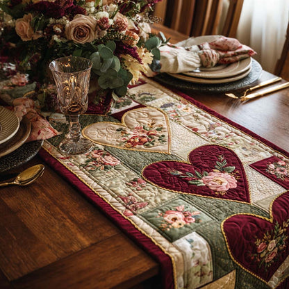 Rose Tranquility Quilted Table Runner NCU0DQQ0191