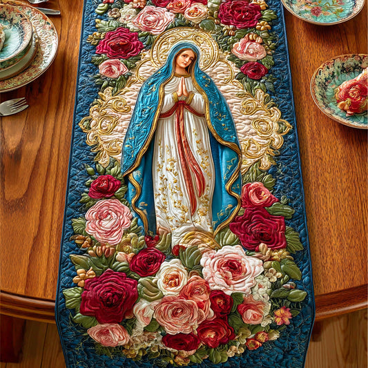 Rose of Mary Quilted Table Runner NCU0NTD764