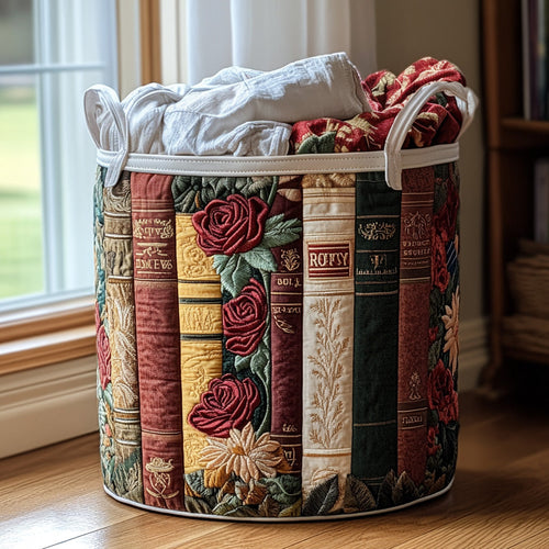 Rosewood Tales Quilted Laundry Basket NCU0PVL464