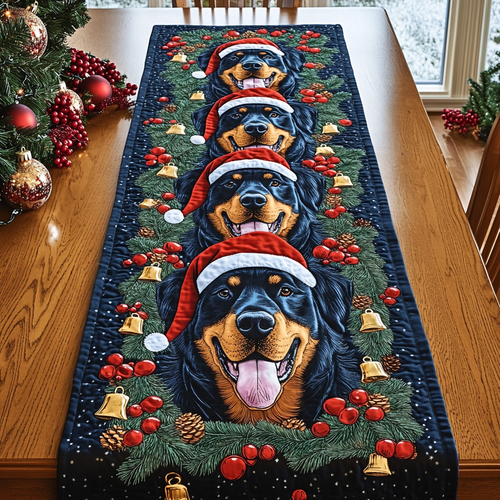 Rottweiler Spirit Quilted Table Runner NCU0DDK1537