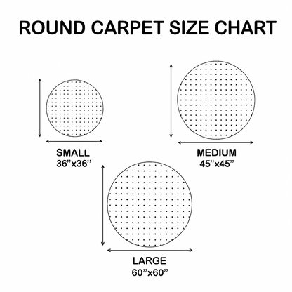 Azure Fishing Round Carpet NCU0HNH985