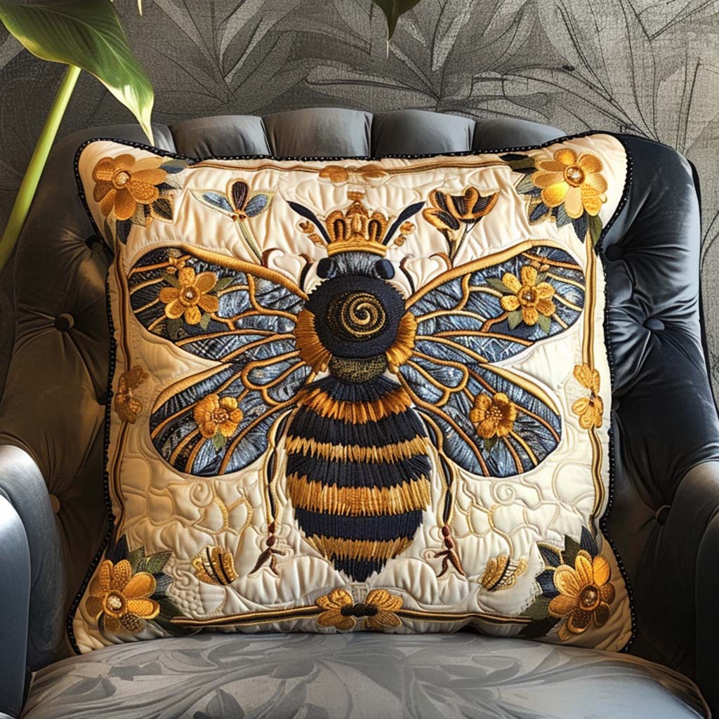 Royal Bee Quilted Pillow Case NCU0NT951