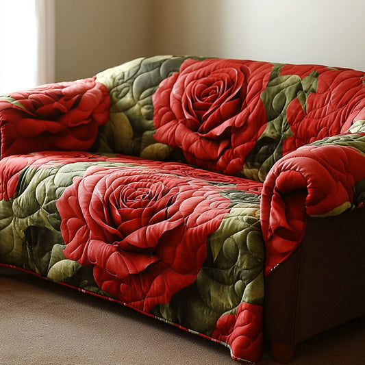 Royal Flora Quilted Sofa Cover NCU0DDK2303